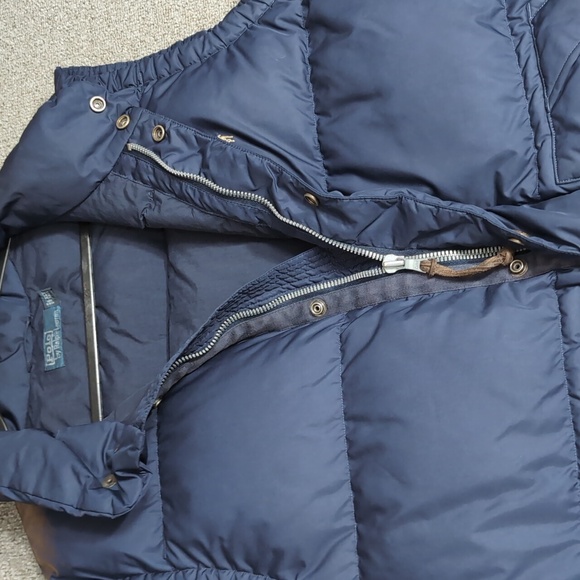 Vintage Y2K Polo Ralph Lauren Down Fill Puffer Vest Size XLT in Navy Blue - Picture 8 of 16